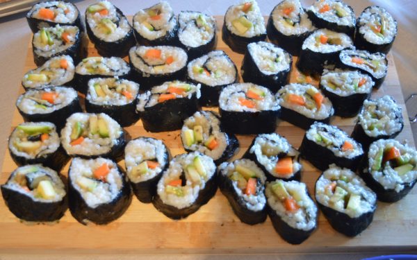 ricetta sushi vegano