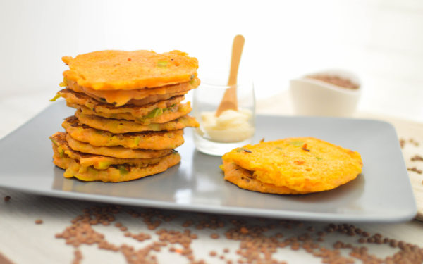 frittelle veg farina di lenticchie