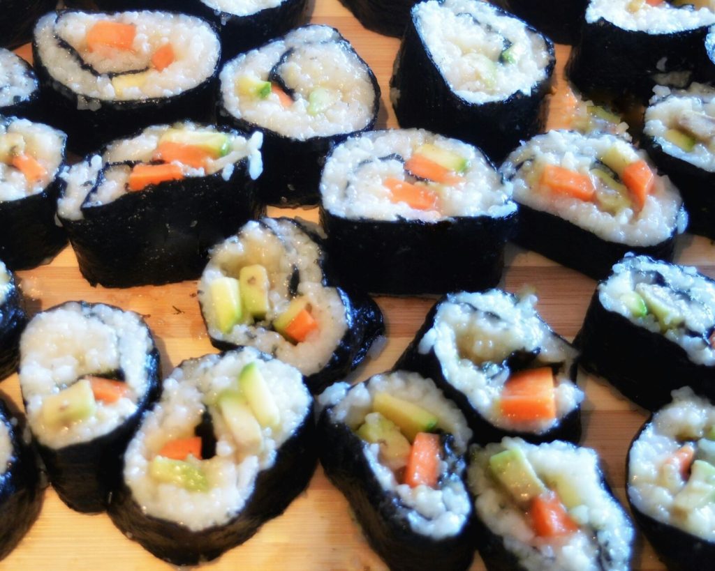 come fare sushi vegano